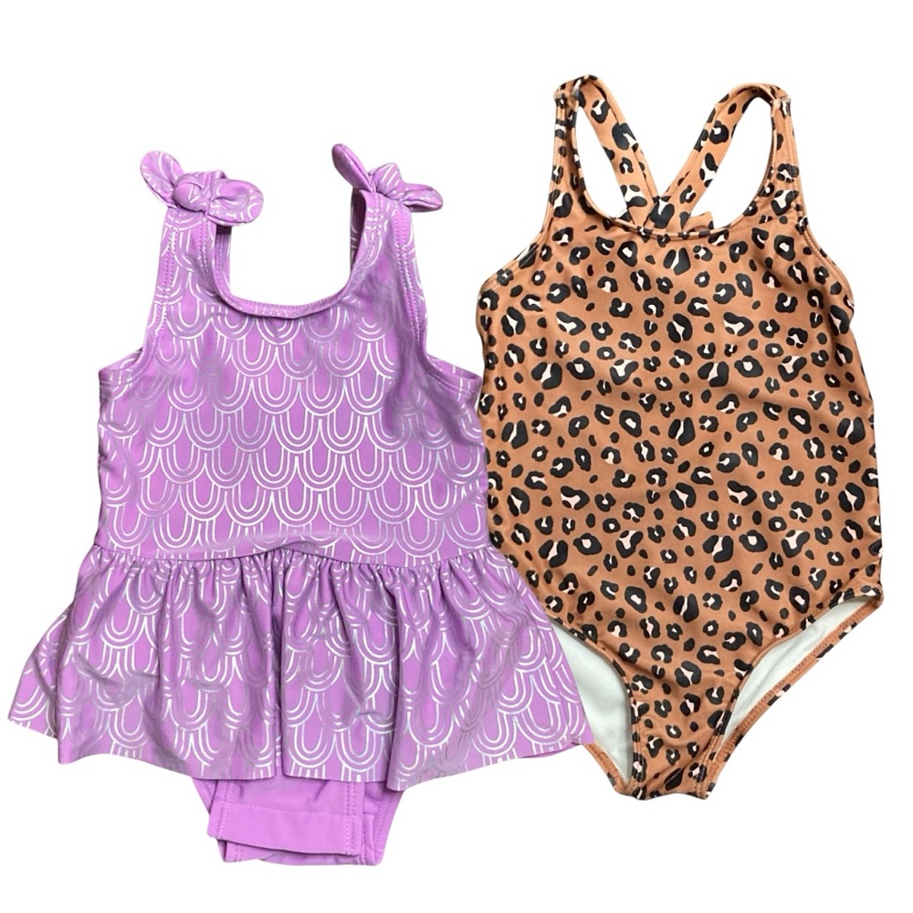Set of two one piece swimsuits 2T